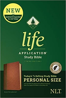 NLT Life Application Study Bible Third Edition, Brown, Index (Imitation Leather)