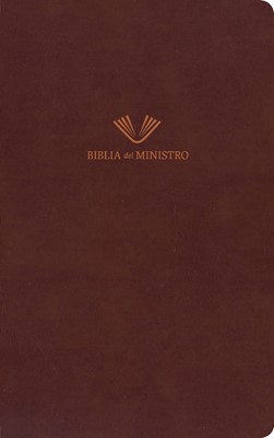 RVR 1960 Biblia del ministro, marrón piel fabricada (Imitation Leather)