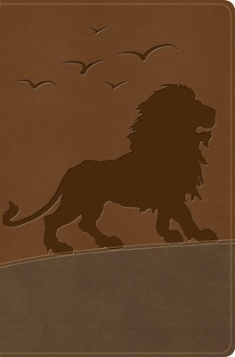 KJV One Big Story Bible, Brown Lion LeatherTouch (Imitation Leather)
