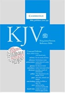 KJV Reference Edition with Concordance Burgundy (Leather Binding)