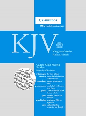 KJV Reference Bible Burgundy (Leather Binding)