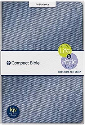 Life and Style Compact KJV Bible Black (Leather Binding)