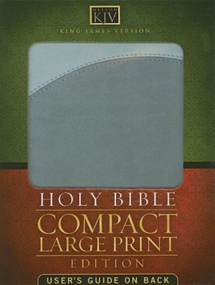 Compact KJV Bible Large Print (Leather Binding)