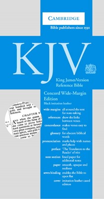 KJV Reference Bible Black (Leather Binding)