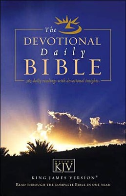 The Daily Devotional KJV Bible (Paperback)