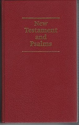 KJV Giant Print New Testament and Psalms Burgundy (Leather Binding)