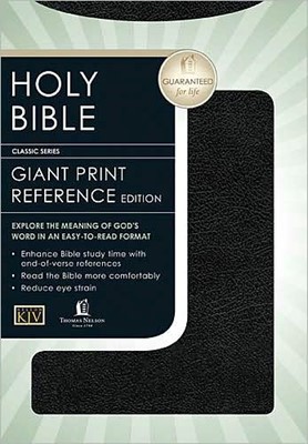 KJV Giant Print Reference Bible (Imitation Leather)