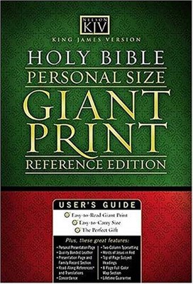 KJV Giant Print Reference Bible (Imitation Leather)