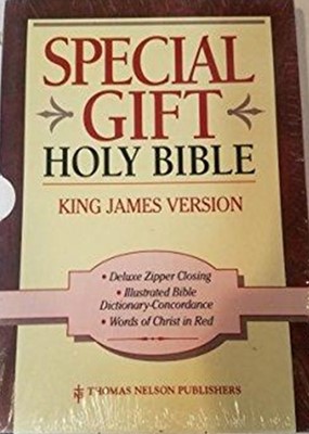 KJV Award Bible White (Leather Binding)