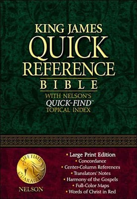 KJV Quick Reference Bible (Leather Binding)