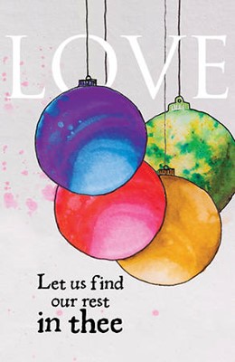 Love Ornament Advent Bulletin (Pkg of 50) (Loose-leaf)