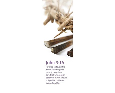 John 3:16 Bookmark (Pack of 25) (Bookmark)