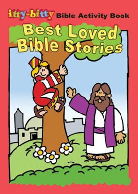 Itty Bitty: Best Loved Bible Stories Activity Book (Paperback)
