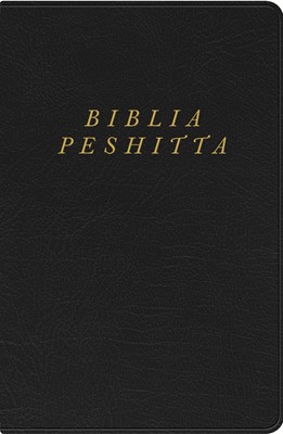 Biblia Peshitta, negro imitación piel con índice (Imitation Leather)