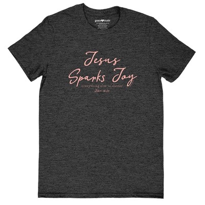 Jesus Sparks Joy T-Shirt, Medium (General Merchandise)