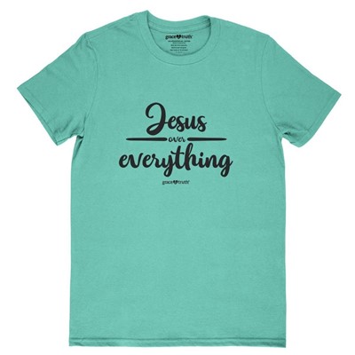 Jesus Over Everything T-Shirt, Medium (General Merchandise)