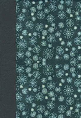 NIV Compact Bible Aqua Floral (Paperback)