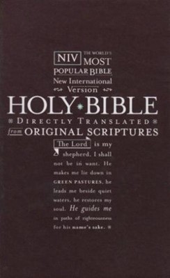 NIV Pocket Bible Brown (Hard Cover)