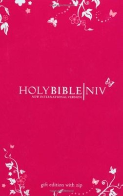 NIV Pocket Bible with Zip Pink (Hard Cover)