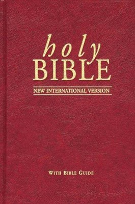 NIV Popular Bible with Guide Red (Hard Cover)