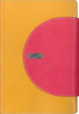 NIV Thinline Bible Tangerine/Pink (Hard Cover)