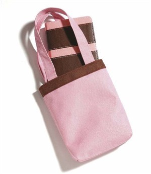 NIV Trimline Bible in a Bag Pink/Chocolate