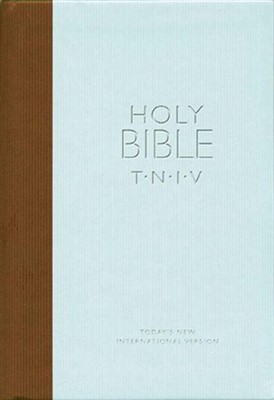 TNIV Personal Bible Soft-Tone Blue/Brown (Hard Cover)