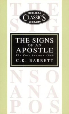The Signs of an Apostle (Paperback)