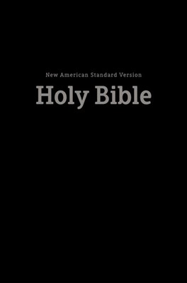 NASB Pew and Worship Bible, Black, Comfort Print (Hard Cover)