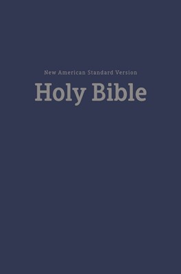 NASB Pew and Worship Bible, Blue, Comfort Print (Hard Cover)