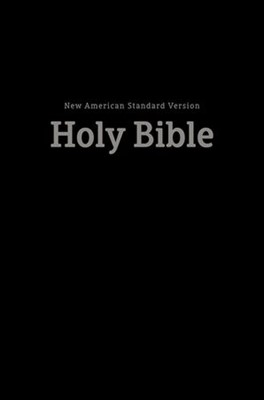 NASB Value Pew and Worship Bible, Black, Comfort Print (Hard Cover)