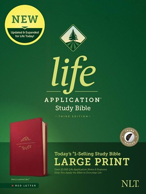 NLT Life Application Study Bible, Third Edition, Large Print (Imitation Leather)