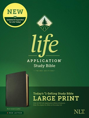 NLT Life Application Study Bible, Third Edition, Large Print (Genuine Leather)