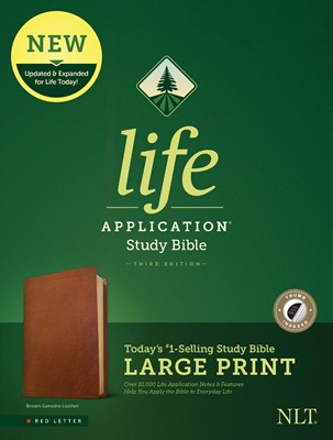 NLT Life Application Study Bible, Third Edition, Large Print (Genuine Leather)