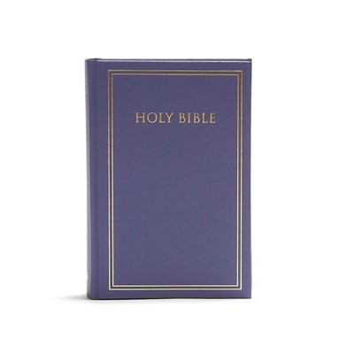 KJV Pew Bible, Blue (Hard Cover)