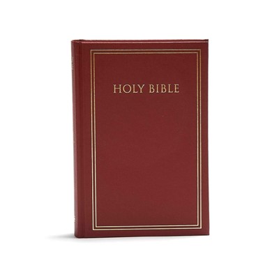 KJV Pew Bible, Burgundy (Hard Cover)