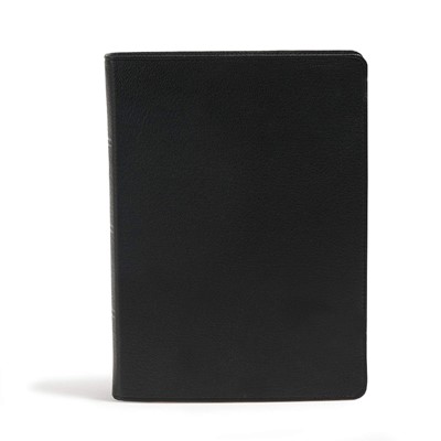 CSB Holy Land Illustrated Bible, Premium Black Leather (Imitation Leather)