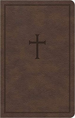 CSB Personal Size Bible, Brown LeatherTouch (Imitation Leather)