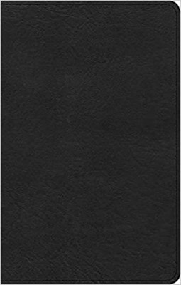 CSB Personal Size Bible, Black Genuine Leather (Imitation Leather)