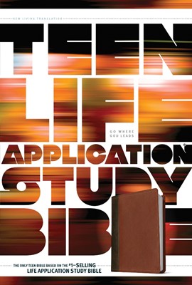 NLT Teen Life Application Study Bible, Brown (Leather Binding)