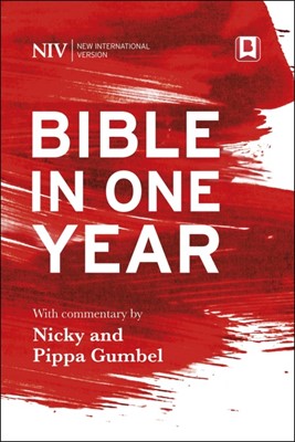 NIV Bible in One Year with Daily Commentary (Hard Cover)