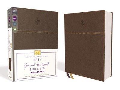 NRSV Journal the Word Bible with Apocrypha, Brown (Imitation Leather)