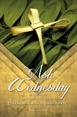 Ash Wednesday Bulletin (pack of 100) (Bulletin)