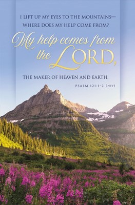 My Help Comes from the Lord Funeral Bulletin (pack of 100) (Bulletin)