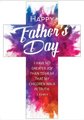 Father's Day Bookmark Cross (pack of 25) (Bookmark)