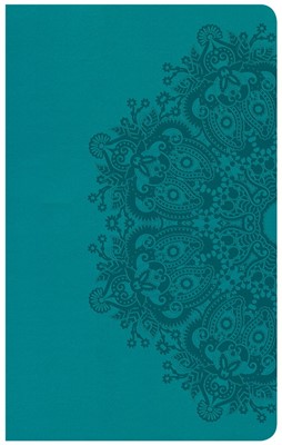 CSB Ultrathin Reference Bible, Teal Leathertouch (Imitation Leather)