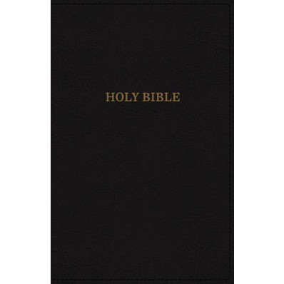 KJV Deluxe Reference Bible, Black, Giant Print, Indexed (Imitation Leather)