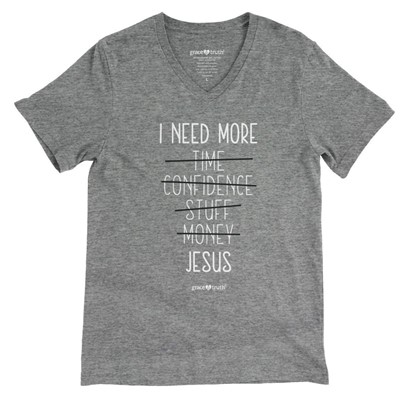 I Need More Jesus Grace & Truth T-Shirt, Small (General Merchandise)