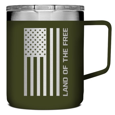 Land of the Free Stainless Steel Mug with Handle (General Merchandise)