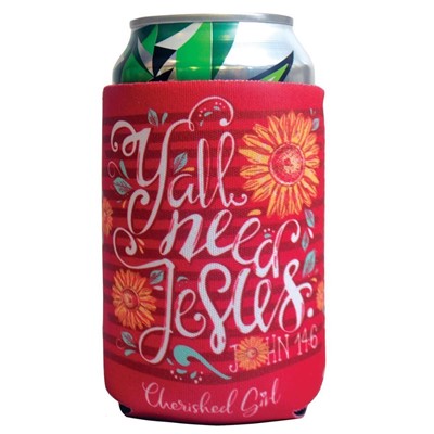 Y'all Need Jesus Cherished Girl Can Cooler (General Merchandise)